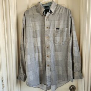Woods & Gray Men's Size Medium Long Sleeve Button Down Shirt Abstract Design
